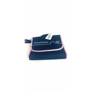 Vineyard Vines  Whale Line Changing Pad - Navy/Pink New W/ Tags